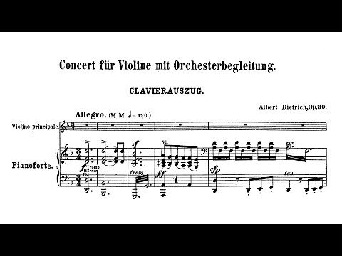 Albert Dietrich – Violin Concerto