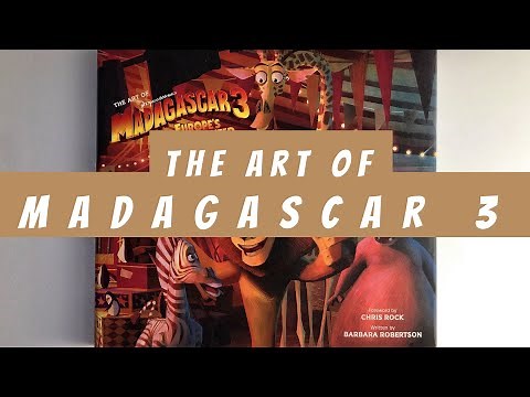 The Art of Madagascar 3 (flip through) Dreamworks Artbook