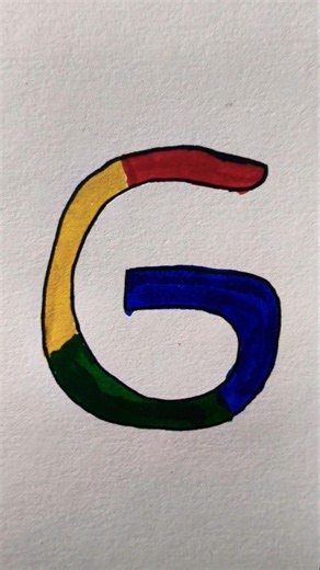👉 “1मिनट में Google Logo Drawing 😱 | Easy Step by Step Tutorial” #shorts