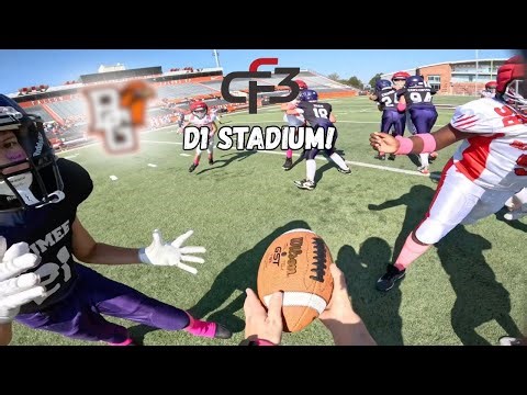 PEEWEE FOOTBALL IN A D1 STADIUM! | Go Pro PeeWee Football POV