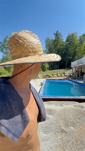 WRAPPING THINGS UP WITH THIS POOL #swimmingpool #construction #shorts