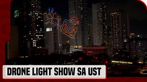 135K views · 2.2K reactions | Namangha ang mga manonood sa drone light show na bahagi ng Paskuhan festivities ng University of Santo Tomas #UST nitong Biyernes, Dec. 13. Muling ibinalik ang drone show sa naturang event matapos ang unang display nito noong 2019. #News5 | News5 | Facebook