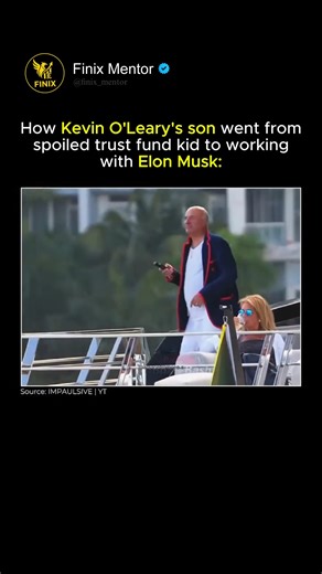 FINIX | Kevin O’Leary’s son, Trevor O’Leary, was once written off as a spoiled trust fund kid. What happened next surprised everyone. When Trevor... | Instagram
