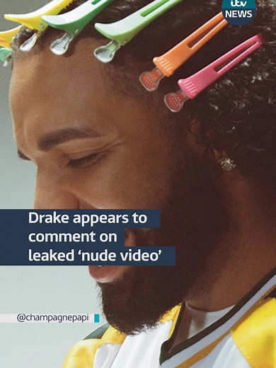 Drake appears to comment on leaked ‘nude video’ #itvnews | drake