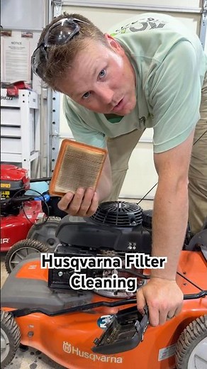 How to Replace or Clean Air Filter on Husqvarna Push Mower #husqvarna #howto #diy #mowermaintenance
