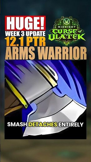 Arms Warrior DPS Just EXPLODED in WoW 12.1 ⚔️ #shorts #armswarrior #worldofwarcraft