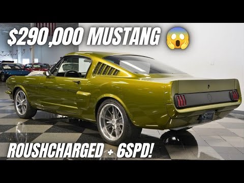 $290K 1965 Mustang Restomod! ROUSHCHARGED Coyote + 6-Speed 😱