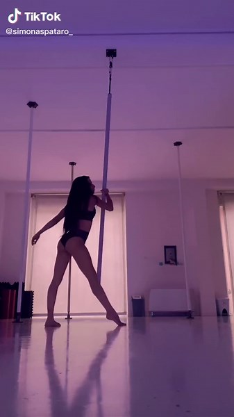 Flying Pole Dance Performance by Sabrina Spataro