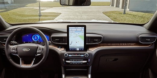 The 2020 Ford Explorer Has a Giant Vertical Touchscreen