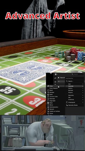 Blender Noob vs Pro: Dynamically Stacking Cards #blender #blendertutorial #blendercommunity