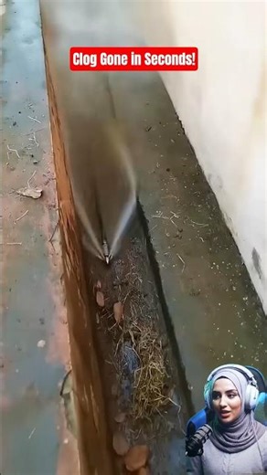 Insane Water Jet Cleaning! High-Pressure Power Blasts Clogged Drains Clean