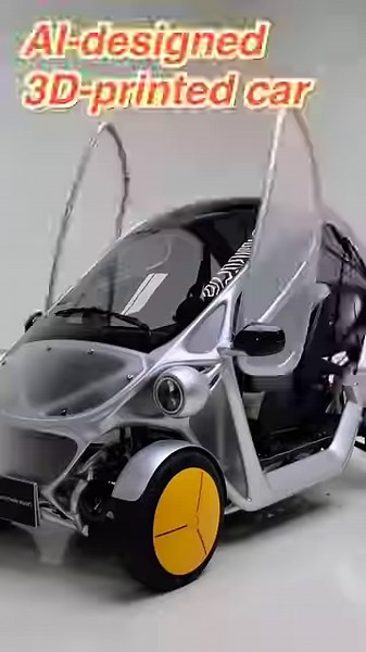 153K views · 2.3K reactions | A completely 3D-printed next-gen vehicle from PIX Moving has redefined innovation. It is designed entirely by AI and comes with autonomous driving capabilities. #AI #3DPrinting #SelfDriving | China Xinhua Sci-Tech | Facebook