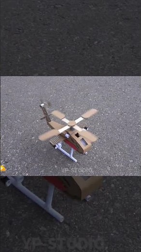 How to Make Helicopter from Cardboard - DIY Cardboard