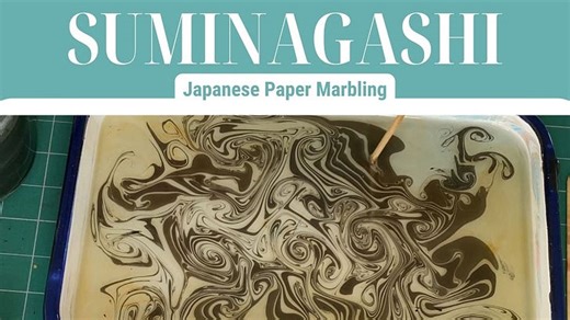 DIY Suminagashi: The Art of Japanese Paper Marbling