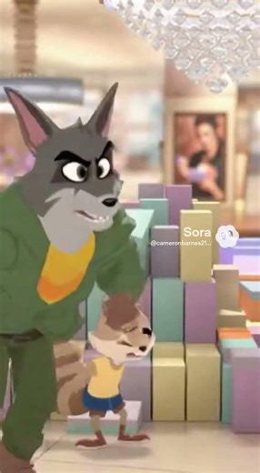 The Great Wolf Pack runs through the Perfume Department and getting sprayed by perfume.