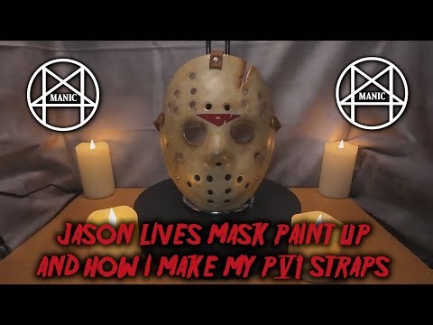 Friday The 13th Jason Lives Mask Paint Up & How I Make My P6 Straps