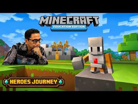Blok Koding Minecraft heroes journey di Code.org #koding #minecraft