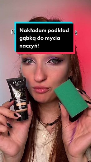 Ib @agastruskamua @nyxcosmetics_pl #tiktokmakeup #wizażystka #makijażowesztuczki #kosmetyki #makijażdlanastolatki #makijażodkuchni #makijażowetriki #makeupchallenge #wyzwaniemakijażowe