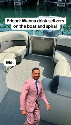 Seltzers, snacks, and pontoon party mode: ACTIVATED! When you know the day is about to be legendary. Who's bringing the music? Let the spiral begin! 🛥️🎉 #pontoonparty #boatingmemes #lakelife #summerdrinks #viralvideo #partyboat | Pontoon Paradise