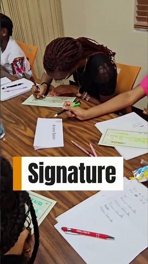 How to write my signature l How to write a check