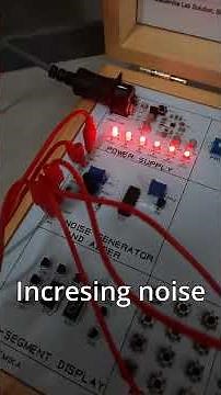 Digital Signal Processor removing noise from signal #dsp #digitalcircuits