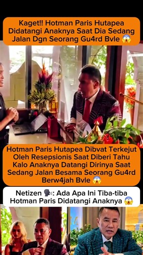 Hotman Paris Didatangi Anaknya Saat Jalan Dgn Gu4rd Bule #hotmanparishutapea #kabarterbaru