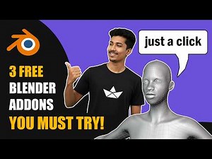 3 Must-Have Free Blender Addons 2025 | 3D Character model in sec 😳 MB-Lab Guide #tutorial