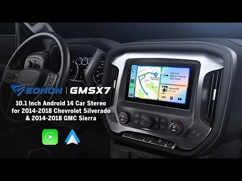 2026 Upgrade: 2014–2018 Chevy Silverado & GMC Sierra CarPlay & Android Auto | Eonon GMSX7