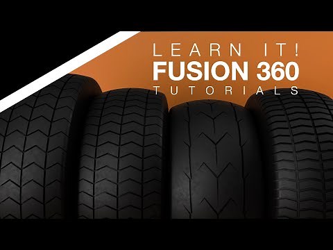 Fusion 360 - (2/3) Parametric Tire & Emboss for Beginners/Intermediate Users - Lesson 12 (2023)