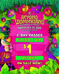 18 reactions · 10 comments | #Beyond2023 tickets are ON SALE NOW for a $1 deposit! → insom.co/beyond  Don't let time slip away -- this deal ends Monday at 11:59 pm PT!⏳ Secure your #Beyond2023 experience NOW.朗⏰ → insom.co/ beyond | Beyond Wonderland | Facebook