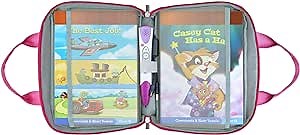 Gaga city Carrying Bag Compatible with Leapfrog LeapReader System Learn-to-Read 10 Book Mega Pack, Compatible with Leapfrog LeapReader Reading and Writing System, Pink