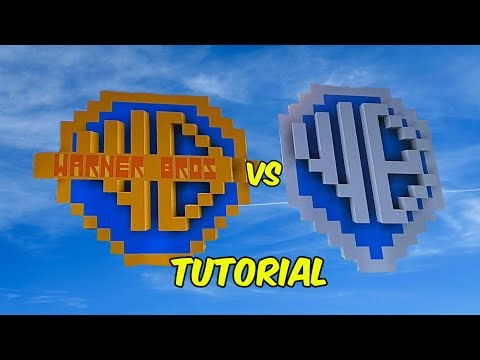 How to make Warner bros. Logo in Minecraft