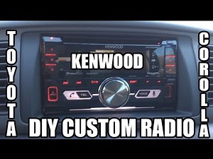 Installing an AFTERMARKET RADIO in a 2001-2007 Corolla!