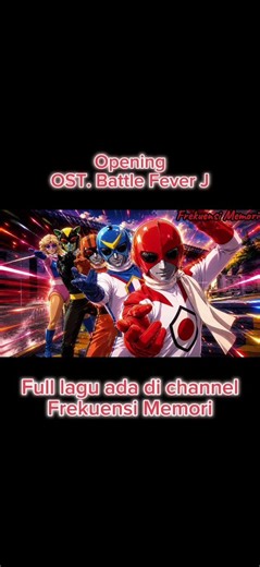 (1) Ost. Battle Fever J [Opening] Versi Indonesia | #cover #supersentaiseries #nostalgia