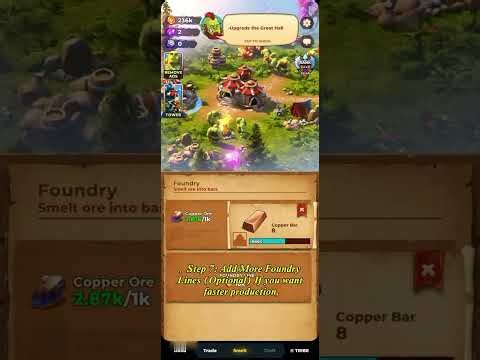 How to Smelt Ores into bars in Orecraft Mining Camp 