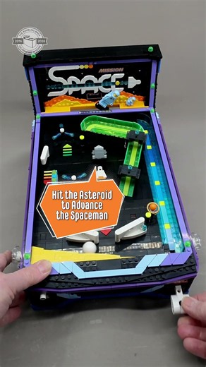 LEGO ICONS 11374 Arcade Pinball Game - Gameplay