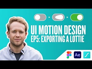 Episode 5 - Exporting a Lottie - UI Motion Design