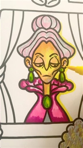 The wizard! #art #colourdrawingeasy #shortsfeed #drawing #easyart #cute #ohuhumarkers #cocowyo #3d