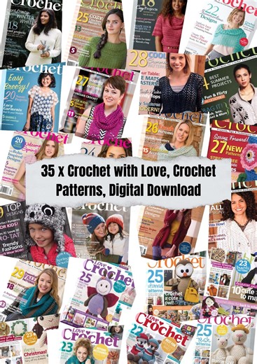35 Crochet Magazine Issues, Patterns, Tutorials (digital Download) - Etsy