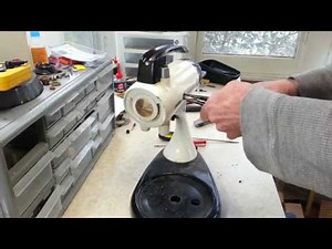 Vintage Sunbeam Mixmaster Model 12 gets maintenance and service