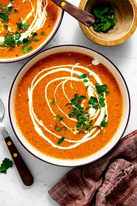 Roasted Red Pepper Soup - House of Yumm