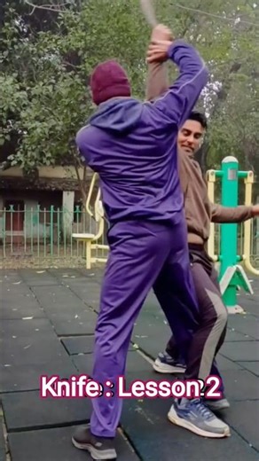 🔪⚡ Knife Defense Lesson 2 – Side Switch, block, hold, sweep Collapse Technique 💥🛡️