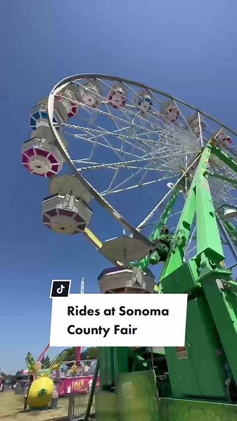 A ticket to the Sonoma County Fair carnival starts at $20. Here is a quick sampling of the thrills on offer. #sonomacounty #sonomacountyfair #carnivals #rides #fyp #foryou