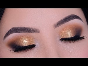 Golden Smoked Eye Makeup Tutorial | Perfect Bridal Glam Eye Look