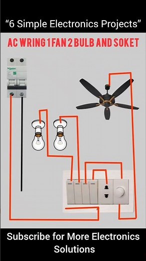 6 Simple Electronics Projects in One Video | DIY Electronics Ideas | solution.com1
