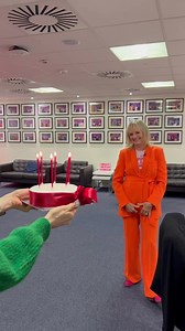 Happy Birthday Twiggy! We had a little behind the scenes surprise for the style icon on her special day 🎂 See Twiggy on #TheOneShow 👉 https://bbc.in/3EKXnvQ | The One Show