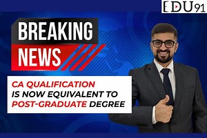 CA Qualification is Now Equivalent To PG Degree: UGC