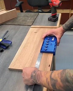 17K views · 117 reactions | Here's what @overkillwoodcraft had to say about his Shelf Pin Jig: "Buying this @kregjig Shelf Pin Jig along with all their other cabinet jigs years ago was no-brainer, saved so much time!⁣ Even if you only mess with cabinetry occasionally, they're still worth it in my opinion. Can't put a price on sanity! ⁣" Do you have any of our hardware jigs? Shop: https://bit.ly/3i3gu83 | Kreg Tool | Facebook