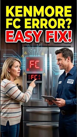 Kenmore Refrigerator Error Code FC: Easy Troubleshooting Guide | Fix It Fast