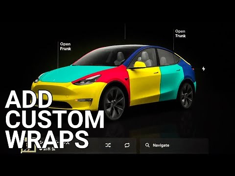 How-to Add Custom Wrap Images to Tesla Paint Shop (Model 3, Y, & Cybertruck)